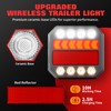 OUTPHORCE Magnetic Wireless Trailer Lights, 2.4GHz Rechargeable LED Trailer Lights