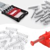 200 Piece Spring Assortment Set Kit - Various Tension Springs,