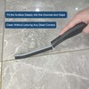 MUTORE Crevice Cleaning Brush 2PCS，Hard Bristle Long Thin Cleaning Brush，Bathroom