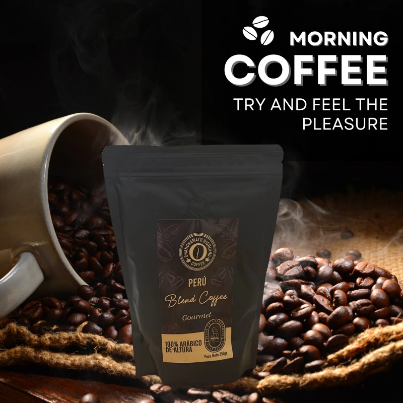 Chanchamayo Highland Coffee 250g Peru Blend Coffee Roasted Bean Arabica Gourmet