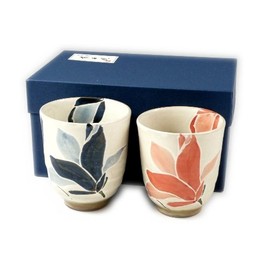 有田 Hasami The Order Of The Mountain Kilns, also kuren Pair Tea Bowls (Couple Tea Bowls) 20825