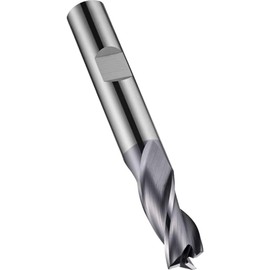 Dormer S9336.0 Schaftendmesser, Weldon-Schaft, TiAlN Beschichtung, HM, 6-mm-Kopfdurchmesser, 6-mm-Schaftdurchmesser, 19-mm-Flutellänge, 57 mm volle Länge