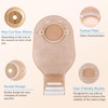 Heagimed 20 PCS Colostomy Bags, Two Piece Drainable Convex Ostomy