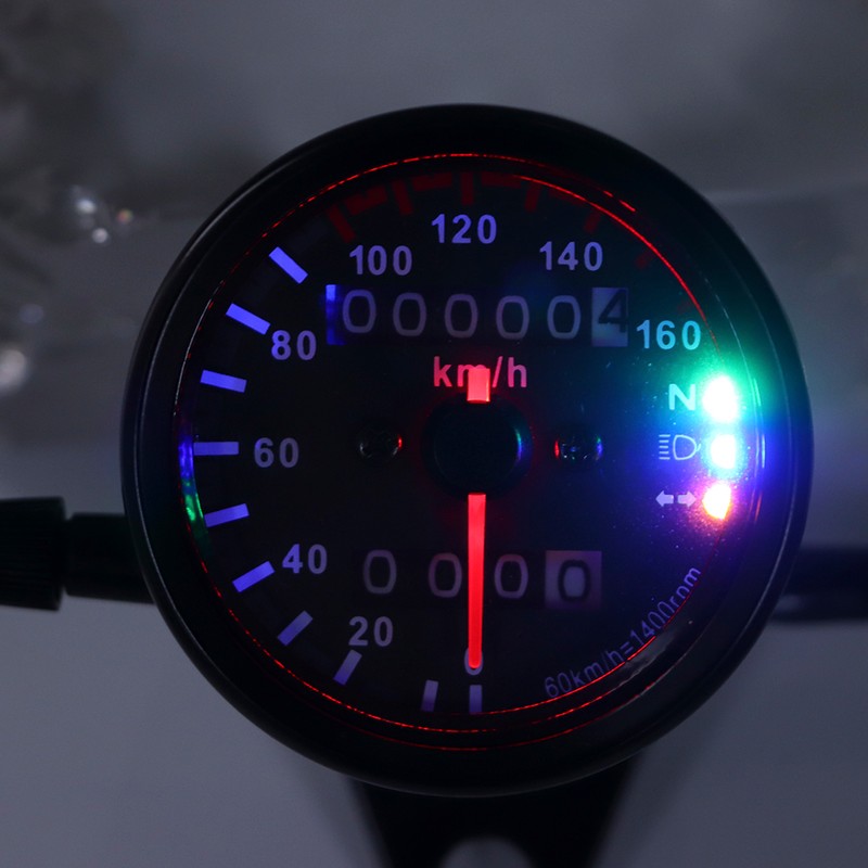 12V LED Odometer Speedometer Tachometer Retro Style High Accuracy for
