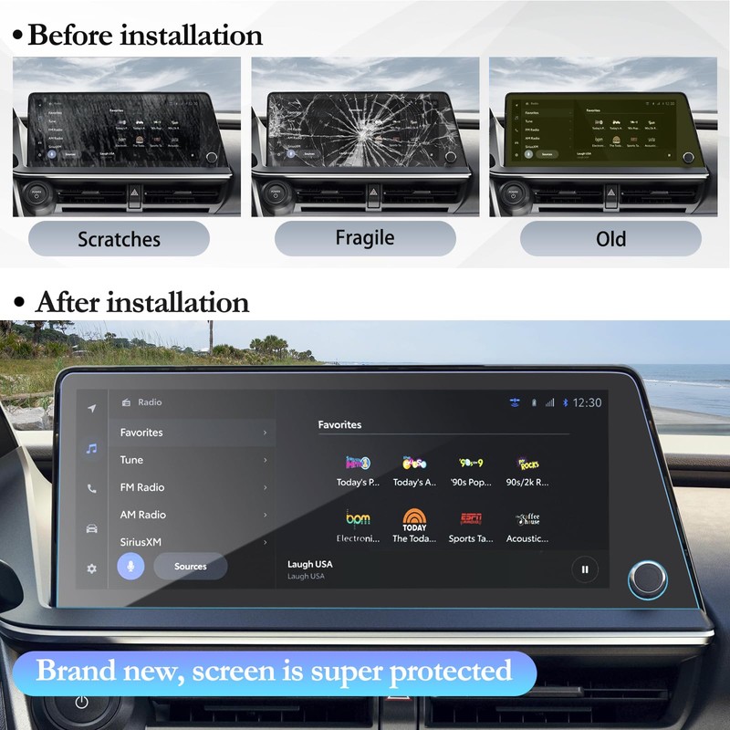 SKTU Screen Protector for 2023 2024 2025 Toyota Prius Limited/Prime