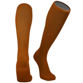 Mk Socks All Sport Knee High Long Baseball Football Tube Socks, Texas Orange (L)