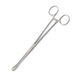 OdontoMed2011 9-1/2" LOCKING SPONGE FORCEPS - STAINLESS STEEL - FOUR-STAGE LOCKING JAW 9.5"