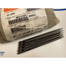 Apex (5ea) Apex Phillips Power Drive Bit SD-5206  , Free Shipping!!!