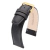 MARCHEL WB Leather Bracelet Gold Clasp Watch Strap Grained Cowhide