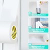 2Pack MILEQEE Window Weather Stripping Door Seal Tape White, 1.38in