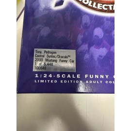 Action NHRA Tony Pedregon Castrol Syntec/Dracula 2000 Mustang Funny Car 1/24th Scale