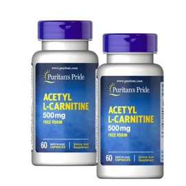 Puritans Pride Acetyl L-Carnitine 500mg Capsules Puritans Pride Acetyl L-Carnitine, 2 units, 60 tablets / 퓨리탄스프라이드 아세틸 엘카르니틴 500mg 캡슐 Puritans Pride Acetyl L-Carnitine, 2개, 60정