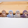 21Pcs Animal Silicone Beads Cartoon Monkey Spacer Beads Silicone Focal