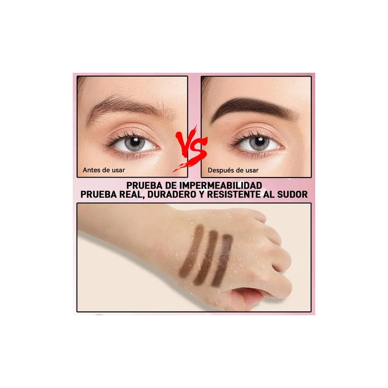 5 En 1 Paleta Sombras, Contorno, Iluminación, Labial Y Rubor