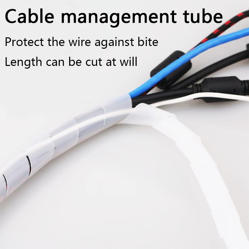 FEEIMOL Cable conduit, self-closing cable spiral, 16 mm, cable duct,