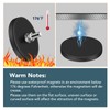 DIYMAG 12Pcs Rubber Coated Magnets, Adhesive Power 30LBS Anti-Scratch Neodymium