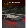 Partsam 2Pcs Steel Trailer Light Boxes Housing Kit, [DOT Approved]