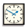 NEWGATE® Number Five Wall Clock | Square Retro Inspired Modern