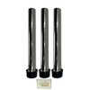 8" Stainless Steel Bar Sink Overflow Pipe 3-Pack | 1