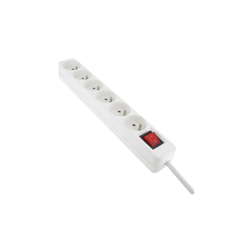 Chacon Power Strip 6 x 16 A with Switch Cable
