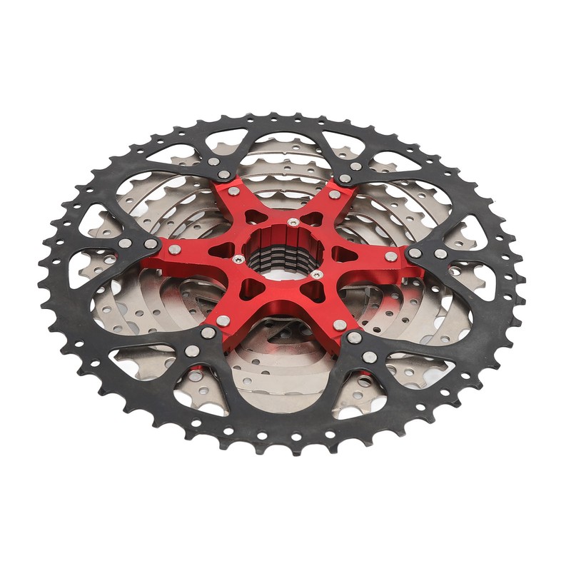 10 Speed Cassette Flywheel Aluminum Alloy 12‑50T Hollow Design Silent