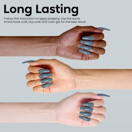 Nicedeco Hema Free Cruelty Free Vegan Gel Nail Polish, High Gloss Long Lasting Soak Off LED U V Gel Polish 1 Pcs 15ml - 347