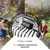Garden Rake for Leaves, Leaf Rakes Heavy Duty for Yard,Lawn,Shrub,Grass,Mulch,