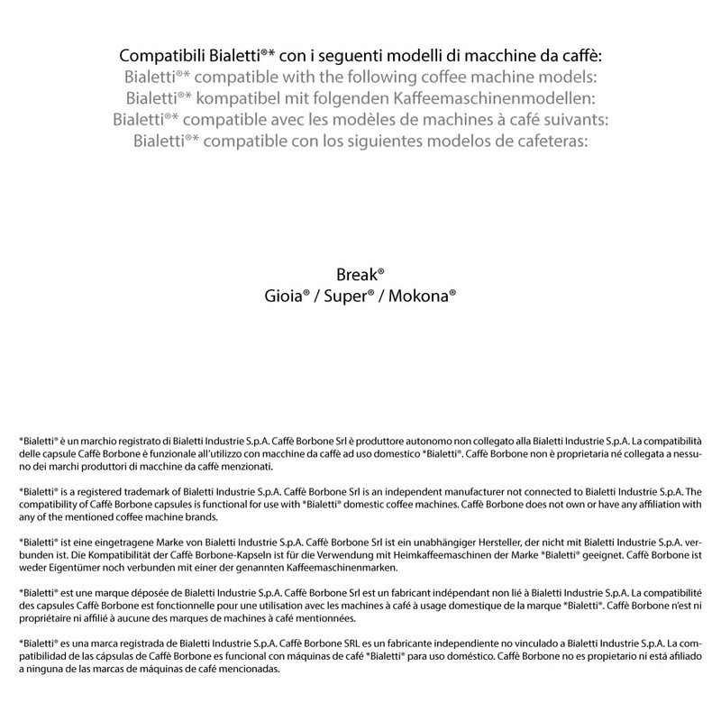 Caffè Borbone Gold Coffee Blend - 50 Capsules - Compatible