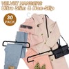 Velvet Pants Hangers Non Slip, 30 Pack Velvet Hangers for