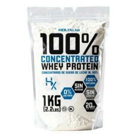 Proteína Whey Isolean Holix Lab 1kg Sin Sabor Suero 90% Aislada