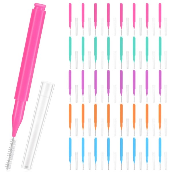None 100 Pcs Interdental Brush Tooth Flosser Brushes Oral Accessories
