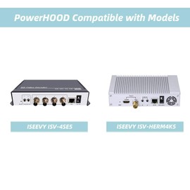 PowerHOOD 12V AC/DC Adapter Compatible with iseevy 4 Channel 1080P H.265 H.264 SDI Video Encoder IPTV Encoder ISV-4SE5 ISV-4SEM5 ISV-HSE5 4K60 HDMI 12G-SDI Encoder ISV-HERM4K5 Power Supply Charger PSU