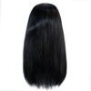 ESUNO Black Rocker Wig Long Black Wig Rock Star Costumes