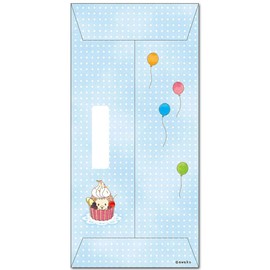 Happy Birthday Funny Pouch, Bill Size, Multi-purpose Bag, Pack of 5