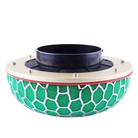 3.15" High Flow Air Intake Mushroom Filter Washable Sponge Honeycomb Mesh Air Filter (Green)