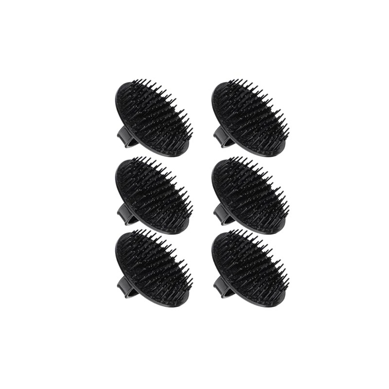 Cepillo de Masaje Cuero Cabelludo 6 Piezas Suaves para Exfoliar