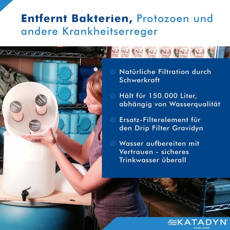 Katadyn Gravidyn Replacement Element, White