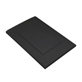 Wunderbad Push Plate Compatible with Geberit Duofix Sigma/Delta/Basic Actuator Plate for 2 Flushes (Matte Black)