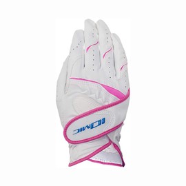 IOMIC X-FIT Glove Lady`s Golf Gloves, 8.3 inches (21 cm), Right Hand, Accessories, White x Rose Pearl, 8.3 inches (21 cm)