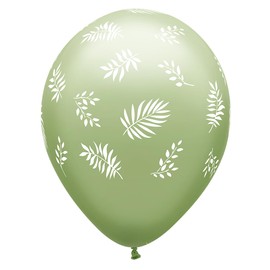 Qualatex 42873 Tropical Greenery 11"/ 11-inch Round Latex Party Balloons (Pack of 25), Cactus