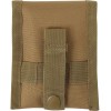 Coyote Brown Compass Pouch MOLLE Compatible Strap Back