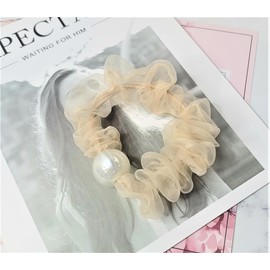 Daily Ivory Pearl Scrunchie / 데일리 아이보리 진주 스크런치