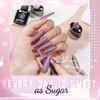 UR SUGAR UV Nagellack Rosa Glitzer, Schellack Nagellack Rosa Gel