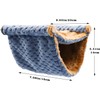 Dnoifne Fleece Winter Warm Rat Hammock, Double Layer Hanging Birds