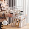 Large Clear Stackable Storage Drawers, 1 Pack Acrylic Organizer Bins