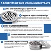 Steadfast Selections (Cup Tray) Silver Premium Communion Trays for Churches
