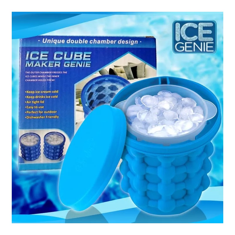 Ice Cube Molde Silicona Hielera Hacer Cubos De Hielo Ice