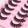 AKARA Natural Eyelashes, 7 Pairs, 3D False Eyelashes, Fake Lashes,