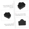 Gatuida 250pcs Ethernet Port Dust Covers Black LAN Protectors for