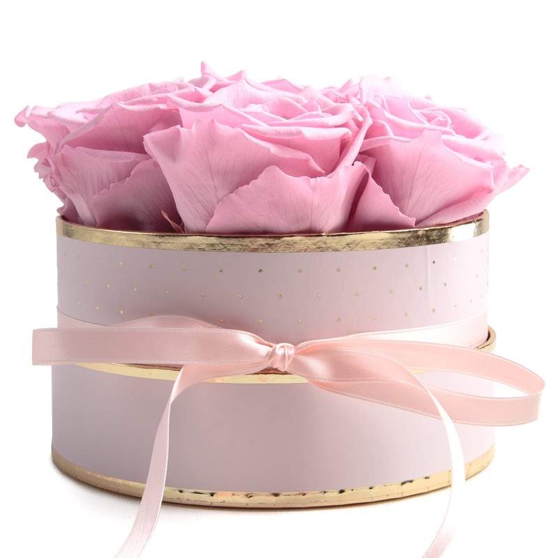 ROSEMARIE SCHULZ Heidelberg Rose Box Pink Round Infinity Roses -